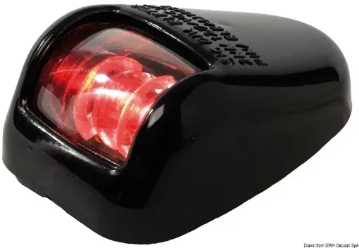 Picture of Navigation light black 112.5° red - orions