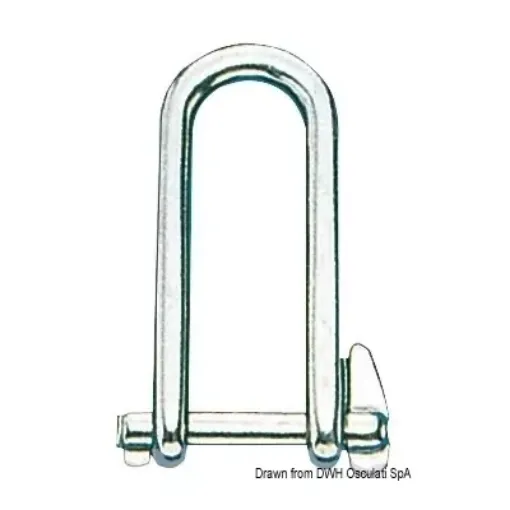 Picture of Shackle with captive locking pin AISI 316 5 mm