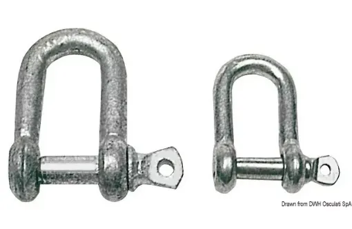 Picture of Shackle made of galvanized steel 20 mm