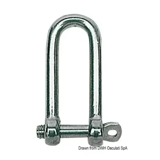 Picture of Long shackle AISI 316 4 mm