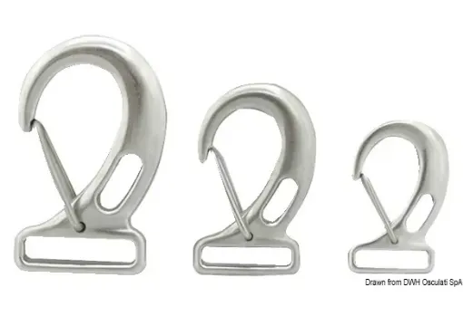 Picture of Snap - hook AISI 316 for webbing 72x32 mm