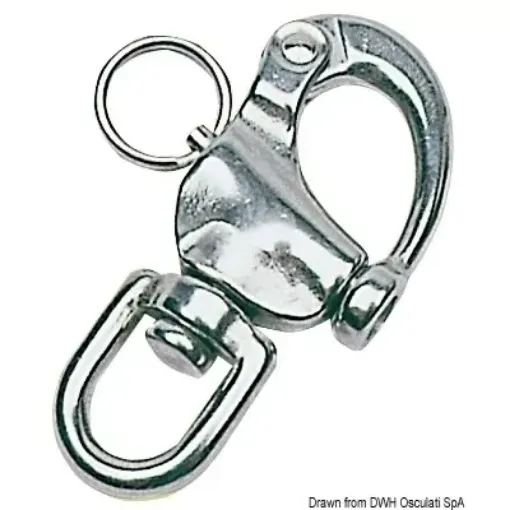 Picture of Snap - shackle spinnaker swivel eye AISI 316 70 mm