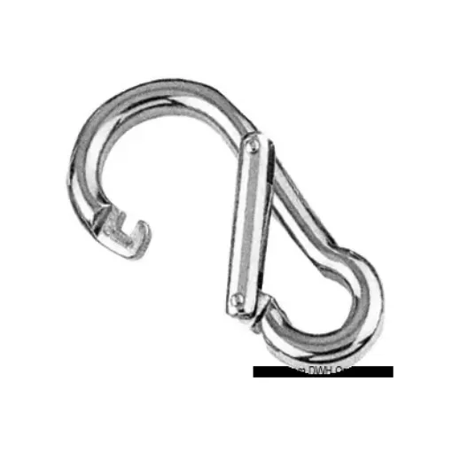 Picture of Carabiner hook asymmetric opening AISI 316 80 mm