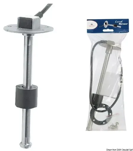 Picture of Stainless steel 316 vertical level sensor 240/33 ohm 15 cm