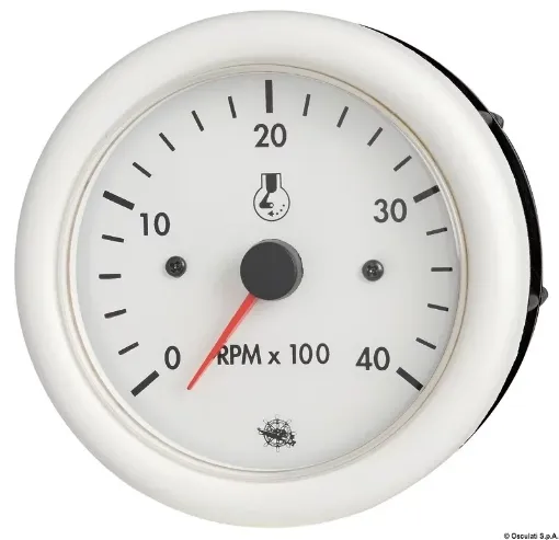 Picture of RPM counter diesel white 12 V - guardian