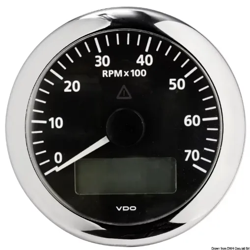 Picture of Revolution counter 7000 RPM black