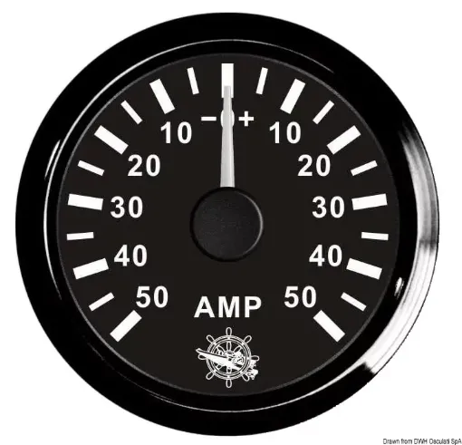 Picture of Ammeter with shunt 50 A black - black