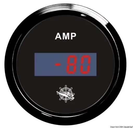 Picture of Digital ammeter with shunt black - black