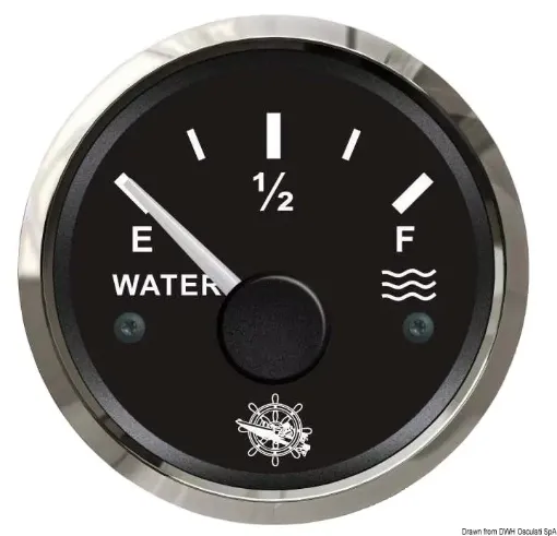 Picture of Water level gauge 10 - 180 ohm black - glossy