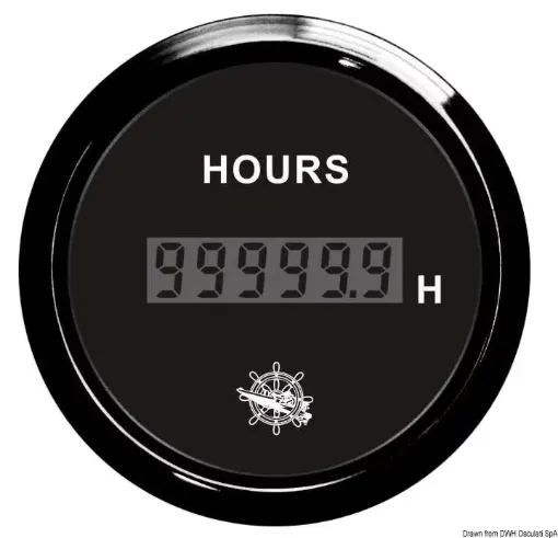 Picture of Digital hour counter black - black