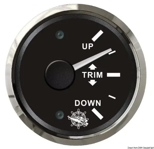 Picture of Trim indicator 0 - 190 ohm black - glossy