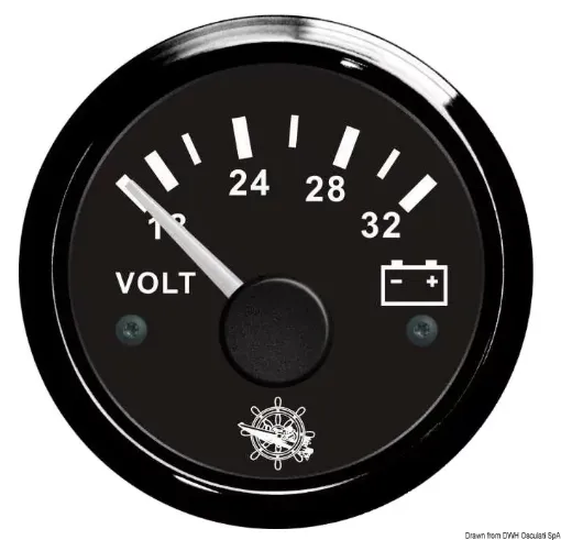 Picture of Voltmeter 18 - 32 V black - black