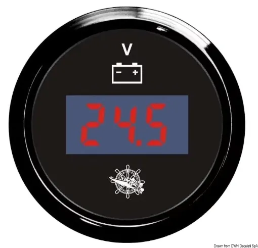 Picture of Digital voltmeter 8 - 32 V black - black