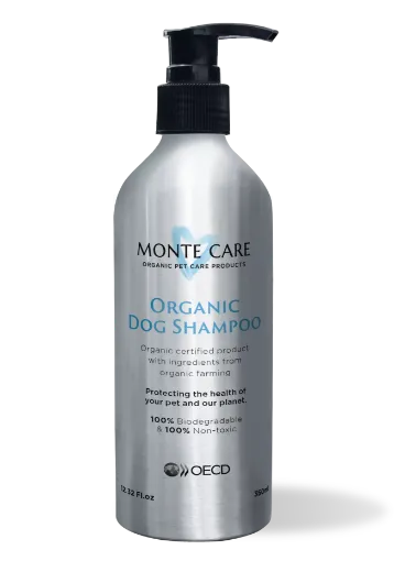 Picture of Bio dog shampoo in aluminium bottle - 350ml - Hepburn bio