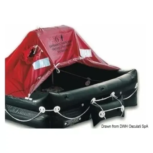 Picture of Francia liferaft stiff case 12 seats