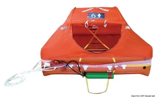 Picture of Oceanlife liferaft stiff case 4 seats