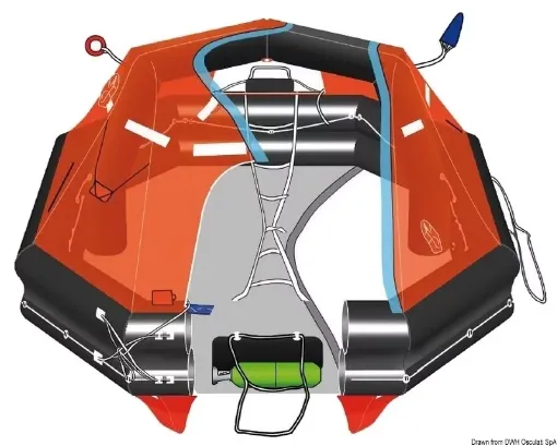 Picture of Deep - Sea liferaft A flat pack 6 seats