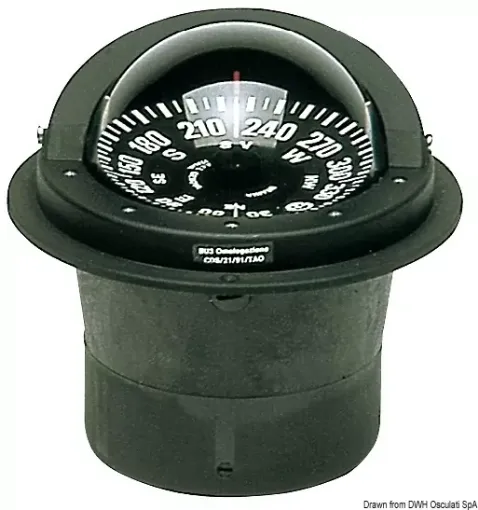 Picture of BW3 compass 5" black/black - Riviera