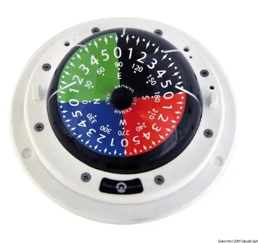 Picture of Regatta tactic compass 3" white - Riviera