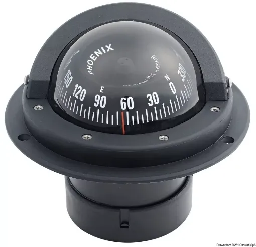 Picture of BH1/AV compass 3" black/black - Riviera