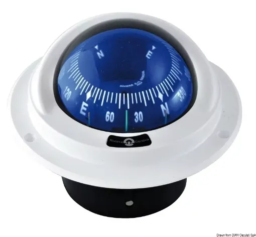 Picture of IDRA built - in compact compass blue/white - Riviera