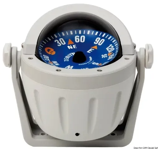 Picture of BZ2/AVG compass 3" white/blue - Riviera