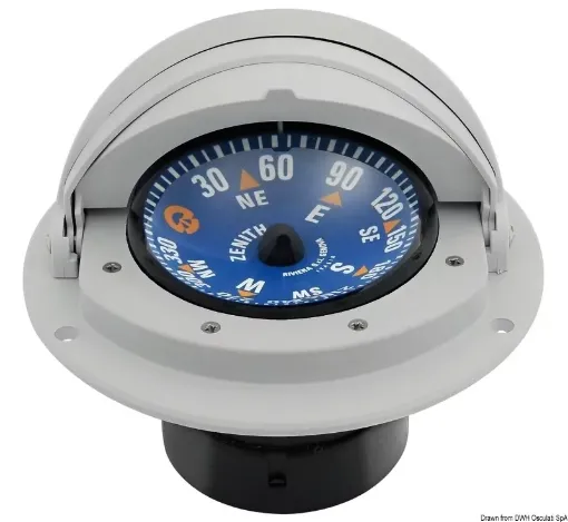 Picture of Compass 3" with cover blue/grey - Riviera