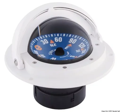 Picture of Compass 3" with cover blue/white - Riviera