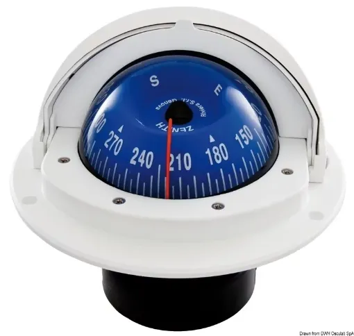 Picture of AV compass 3" blue/white - Riviera