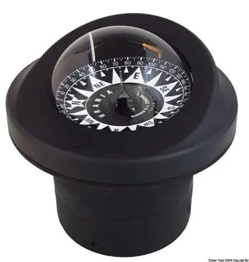 Picture of BU3 compass 4" black/black - Riviera