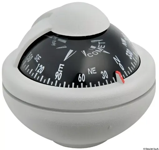 Picture of Comet compass 2" with bracket grey/black - Riviera