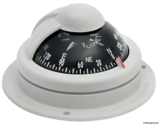 Picture of Comet compass 2" surface mounting grey/black - Riviera