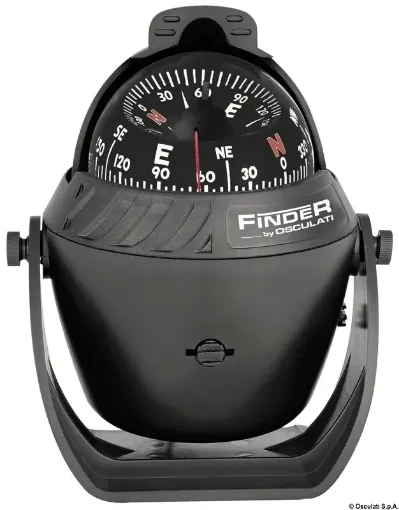 Picture of Compass 2"5/8 with bracket black/black - Finder