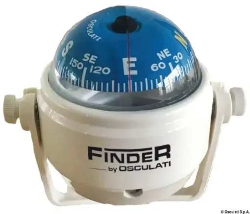 Picture of Compass 2" with bracket white/blue - Finder