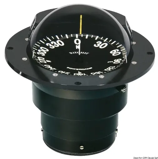 Picture of Globemaster built - in compass 5" black/black - Ritchie