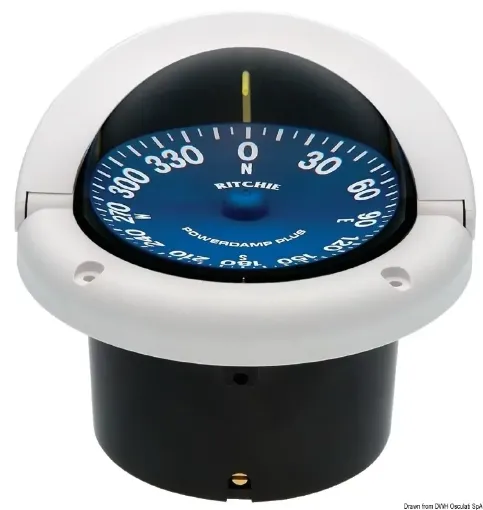 Picture of Supersport SS - 1002 compass 3"3/4 white/blue - Ritchie