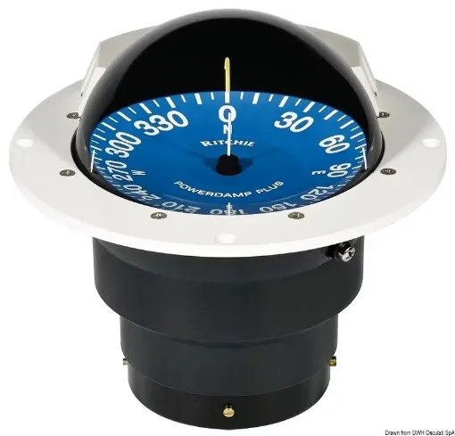 Picture of Supersport SS - 5000 compass 5" white/blue - Ritchie