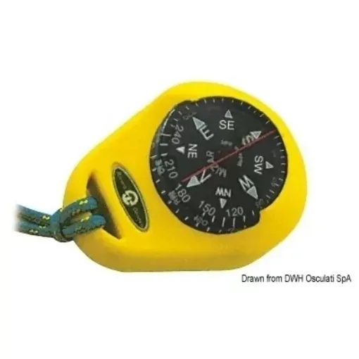 Picture of Mizar 1”7,8 compass with soft casing yellow - Riviera