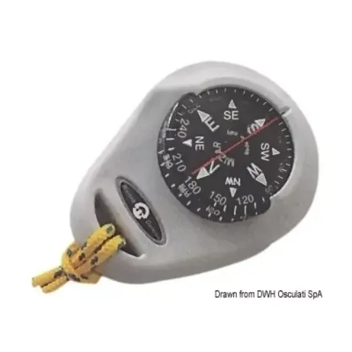 Picture of Mizar 1”7,8 compass with soft casing grey - Riviera