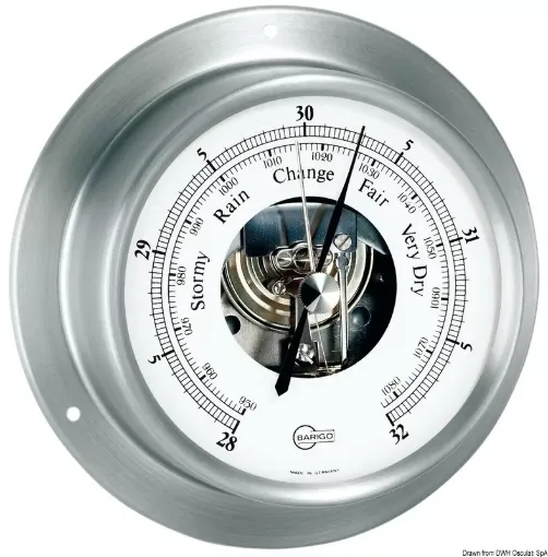 Picture of Stainless steel carcass 110x32 mm, dial Ã˜ 85 mm.