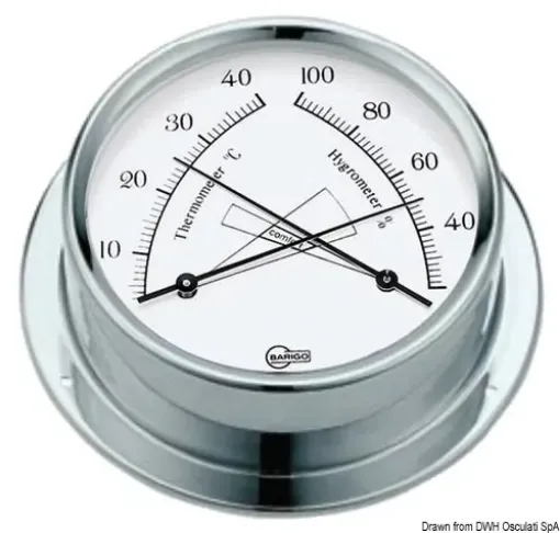 Picture of Regatta white hygro - thermometer - Barigo