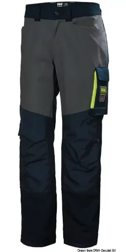 Picture of Aker work trousers navy blue/grey Size 54 - Helly Hansen