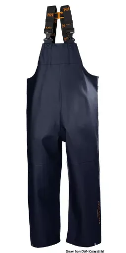 Picture of Gale rain BIB trousers navy blue S - Helly Hansen