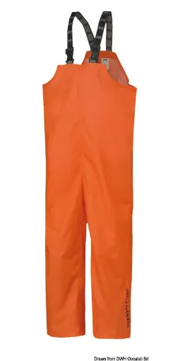 Picture of Mandal BIB trousers orange S - Helly Hansen