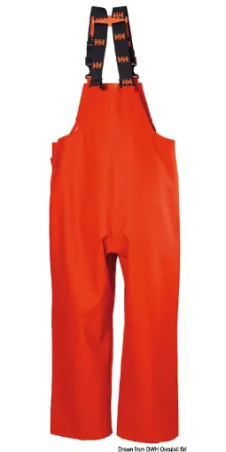 Picture of Storm rain BIB trousers orange/black S - Helly Hansen