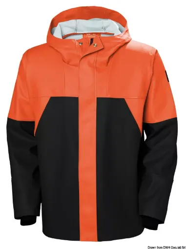 Picture of Storm rain jacket orange/black S - Helly Hansen