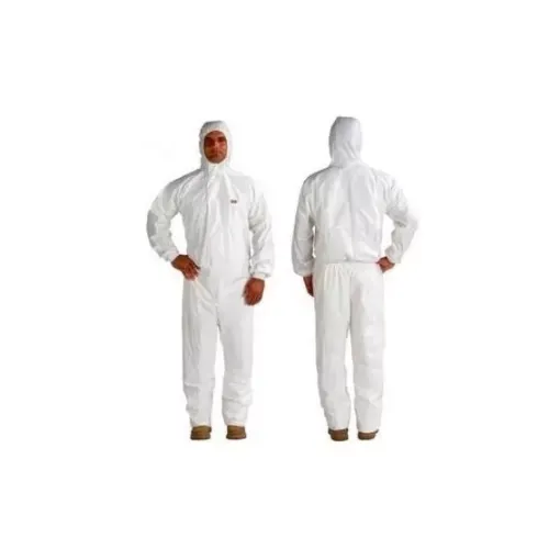 Picture of Protective paint suit in white - L