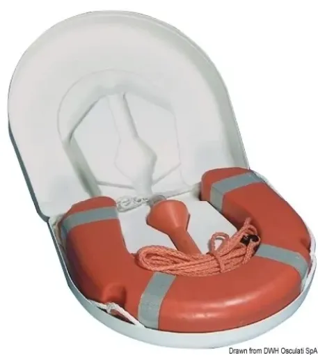 Picture of ABS case for horseshoe lifebuoy