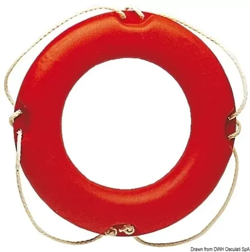 Picture of Ring lifebuoy made of orange eltex