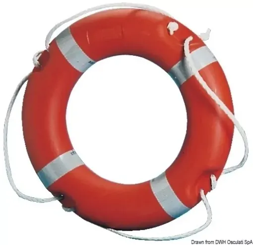 Picture of MED - approved ring lifebuoy - 35x60 cm